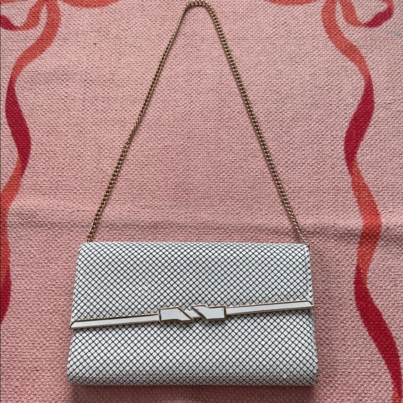 Vintage White Clutch Bag - Picture 2 of 8